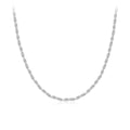 S925 Silver Hemp Flowers Chain Necklace Electroplated 18K Gold Pure Necklace Necklace