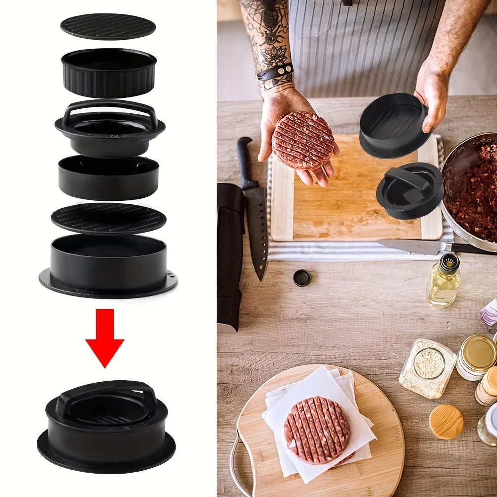 1 Set, Suitable for RV Kitchen, Non-stick Hamburger Machine, Meat Pie Machine Mold, Suitable for Meat Milk Cheese Vegetables