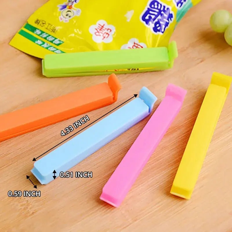 20PCS Random Color Versatile Kitchen Bag Clips Food Snack Organizer Tea Bag Seal Clip Kitchen Tools Durable and Reusable Tools
