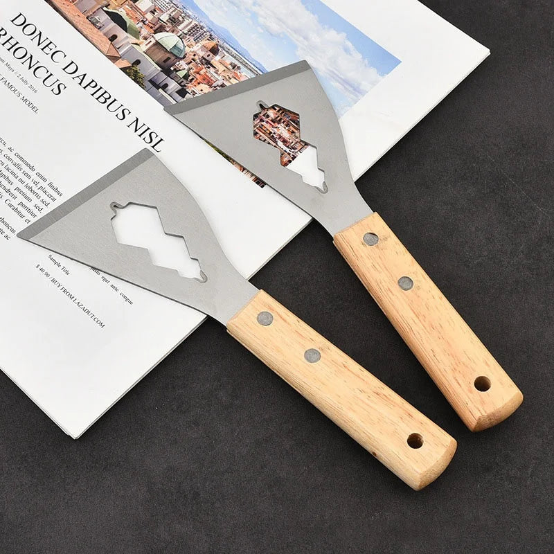 Multi-functional Shovel Long Handle Shovel Thickened Stainless Steel Kitchen Cleaning Tool Household Shovel for Scraping Dust