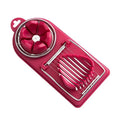 Multifunctional PP Base egg cutter 2-in-1 stainless steel wire pull egg cutter for hanging high-quality kitchen accessory tools