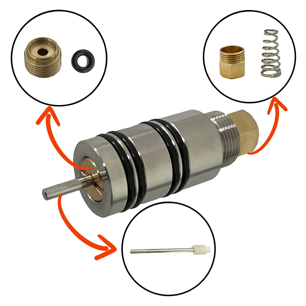 Stainless Z Valve Head Outlet Valves, Paintball Accessories,HPA Pneumatic Air Parts, Gas Cylinder, Refill CO2 Regulator, M16 * 1