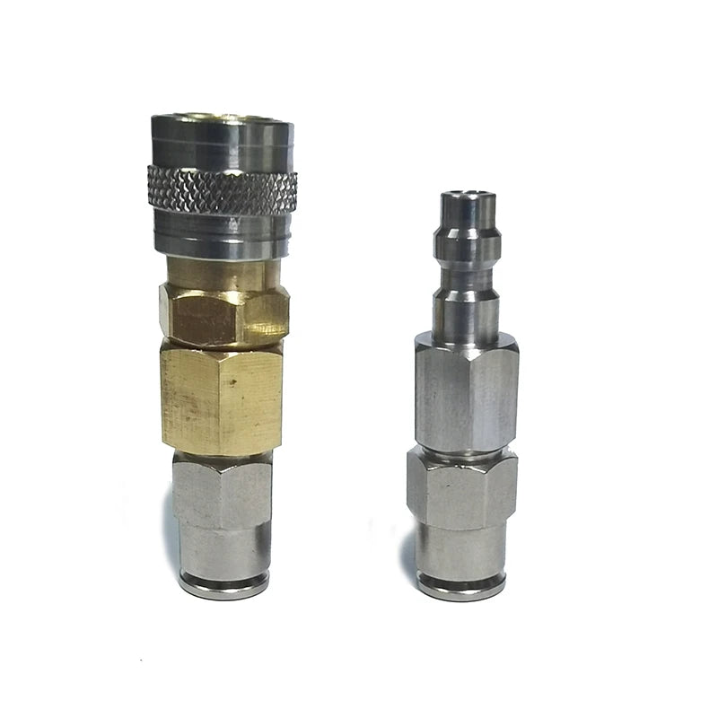 Air HPA Soft Coil Hose Female 2302 Male 23-2 Adapter Foster Quick Disconnect Coupler (US) Fill Whip 150psi/10bar