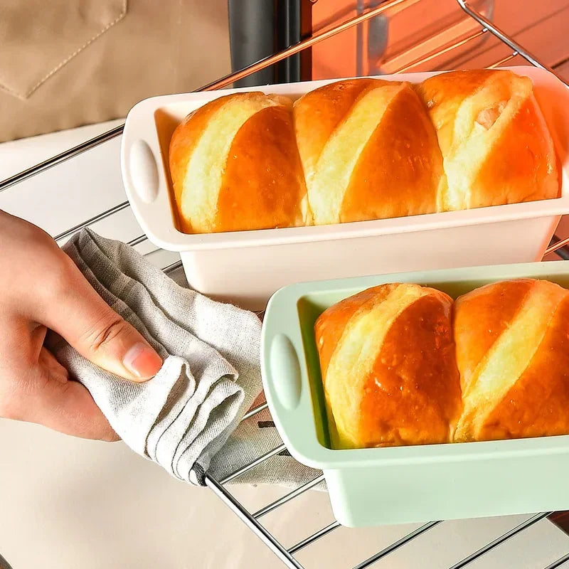 1Pc Household Rectangular Silicone Mold Candy Toast Mould Easter Bread DIY Kitchen Supplies Cake Bakeware Pan Baking Tools