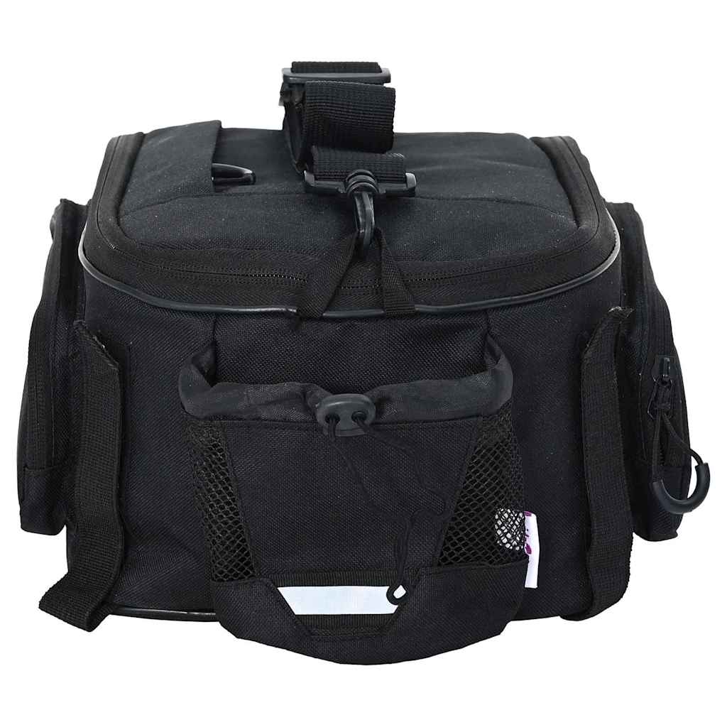 bicycle bag, black, 38 x 21 x 16 cm, polyester