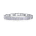 1Chain Guanghua Luxury Fashion Mosan Diamond S925 Silver Bracelet Comparable To Natural Diamonds Prohibit TikTok sales
