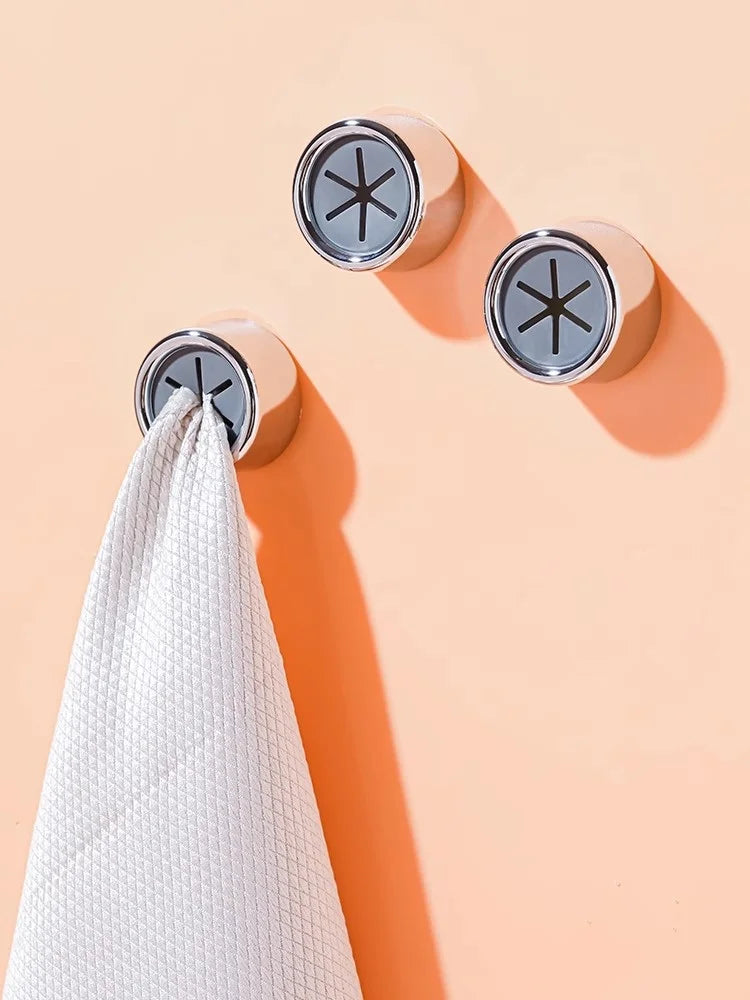 3PCS Non Punching Dishwashing Cloth Storage Clip Dishcloth Clip Kitchen Household Gloves Hook Towel Rack Hole Clip Wall Hanging